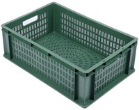 Пластиковый ящик перфорированный 600х400х200 мм 600400200-02