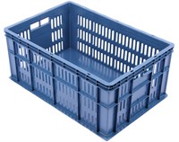 Пластиковый ящик с перфорацией стенок 600х400х260 мм 600400260-01