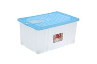 Пластиковый контейнер с крышкой Darel Box 56 л. на роликах (610x400x310 мм) ЯФ0156