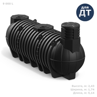 Подземная емкость для топлива DL DT 9000 TDLDT9000Y1
