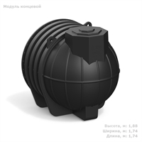 Модуль концевой DL подземный TDLK3000S1