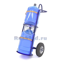 Тележка для перевозки 2-х баллонов с водой ВД 2 (г/п 40кг) 523x482x1100 ВД 2