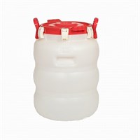 Пластиковая бочка 40 л. (Герметичная с широким горлом) 10034009