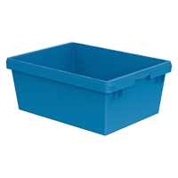 Контейнер Iplast вкладываемый KV 8632 (800х600х320) голубой, сплошной без крышки 12.362F.65