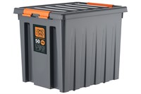 Пластиковый контейнер с крышкой на роликах Rox Box PRO 50 л. (500x390x405 мм) 050-00.76