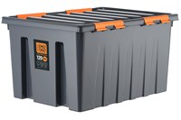 Пластиковый контейнер с крышкой на роликах Rox Box PRO 120 л. (740x565x415 мм) 120-00.76