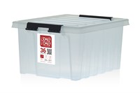 Пластиковый контейнер с крышкой Rox Box 36 л. (500x390x255 мм) 036-00