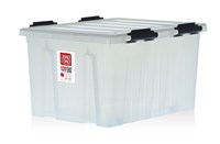 Пластиковый контейнер Rox Box 120 л. с крышкой на роликах (740x565x415 мм) 120-00