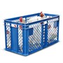 Пластиковый ящик для перевозки птицы 800x400x410 мм 800400410-02