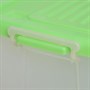 Пластиковый контейнер с крышкой Darel Box 75 л. на роликах (700x500x380 мм) 10175