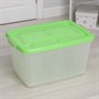 Пластиковый контейнер с крышкой Darel Box 75 л. на роликах (700x500x380 мм) 10175