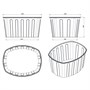 Пластиковая ванна 1000 131.1000.601.0