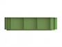 Лоток кондитерский сплошной 435х335х110мм 12.431F.72.РЕ R