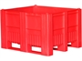 Контейнер BoxPallet 1200x1000x740 мм сплошной на полозьях 12410
