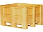 Контейнер BoxPallet 1200x1000x740 мм сплошной на полозьях 12410