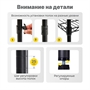 Стеллаж сетчатый 900х350х1800 мм, 5 полок, черный СРС9035180П5В