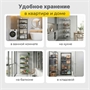 Стеллаж сетчатый 900х350х1800 мм, 5 полок, хром СРС9035180П5X