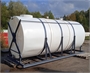 Горизонтальная цилиндрическая емкость РГС 18000 л в обрешетке РГС-18000