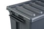 Пластиковый контейнер с крышкой на роликах Rox Box PRO 70 л. (580x390x365 мм) 070Д-00.76