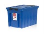 Пластиковый контейнер Rox Box 70 л. с крышкой на роликах (580x390x365 мм) 070-00